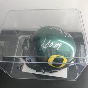 Oregon Ducks 2010 Senior Bowl Signed Helmet